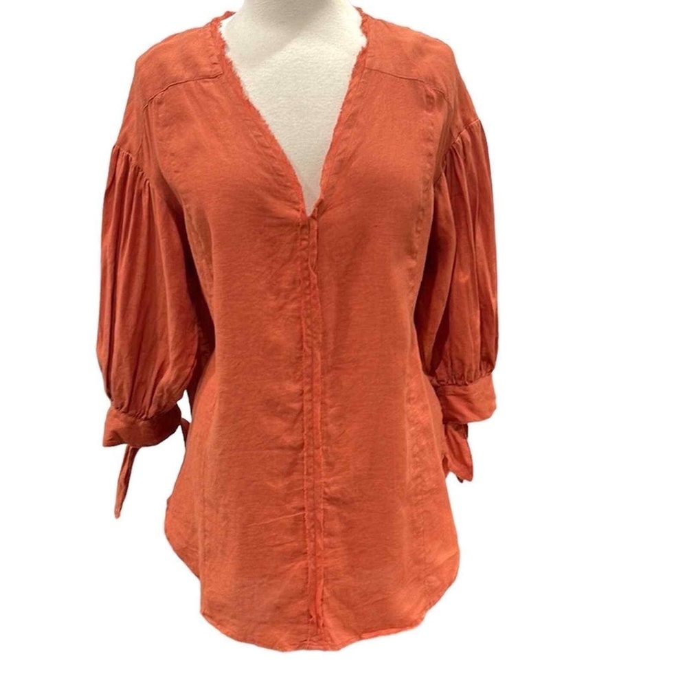 Anthropologie Holding Horses linen blouse